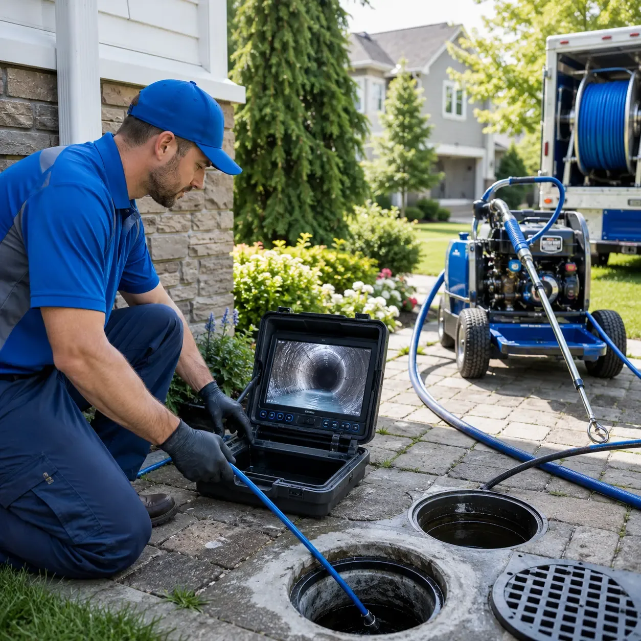 Outdoor drain cleaning professionals serving Gilberton, PA